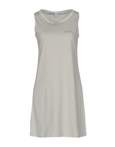Shop Blugirl Nightgown In Light Grey