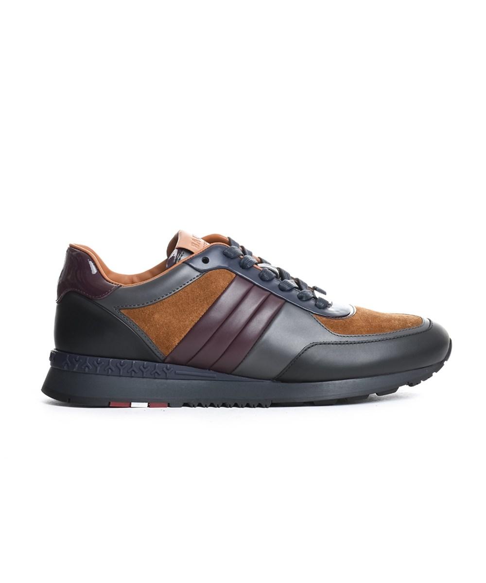 bally leather sneakers