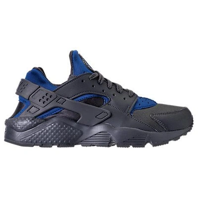 Shop Nike Men's Air Huarache Run Running Shoes, Blue/black