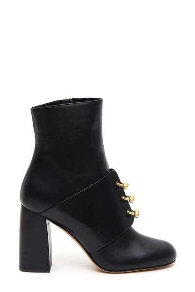 Shop Red Valentino C Barbelle Boots In Nero
