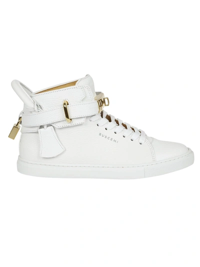 Shop Buscemi High-top Sneakers In Bianco