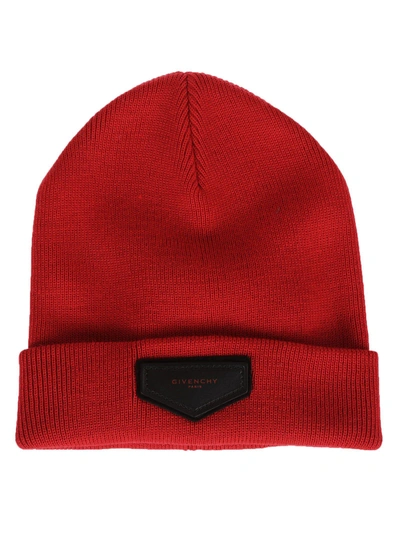 Shop Givenchy Patch Detail Beanie