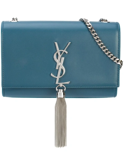 Shop Saint Laurent Kate Chain Tassel Shoulder Bag