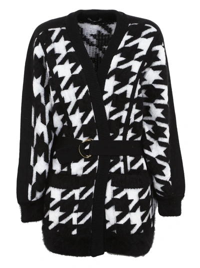 Shop Balmain Houndstooth Cardigan