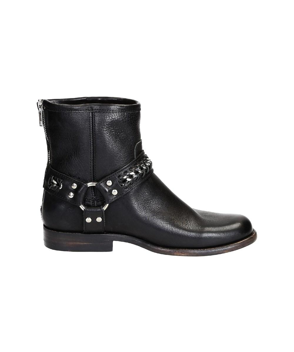 frye black ankle boots