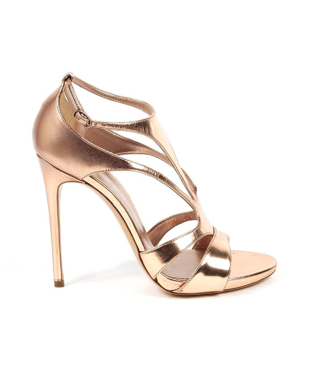 ladies bronze sandals