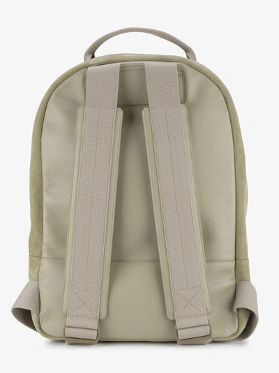 Shop Yeezy Beige  Suede Backpack In Grey