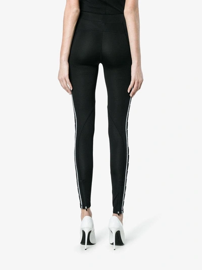 Shop Faith Connexion X Kappa Slim Leggings In Black