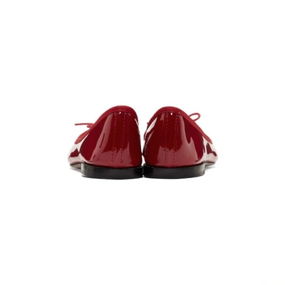 Shop Repetto Red Patent Cendrillon Ballerina Flats