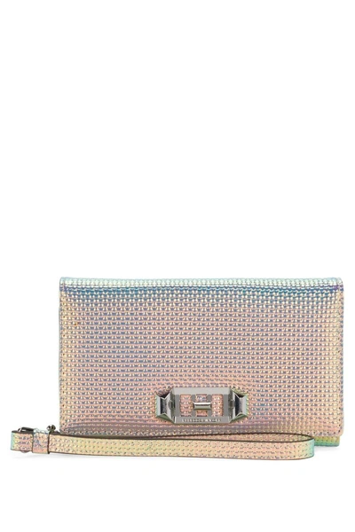 Shop Rebecca Minkoff Love Lock Wristlet For Iphone Xs & Iphone X In Holographic