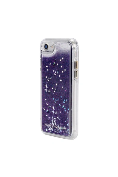 Shop Rebecca Minkoff Galaxy Glitterfall Case For Iphone 8 & Iphone 7 In Multi Glitter
