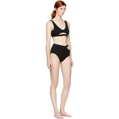 Shop Marieyat Black Sade Briefs