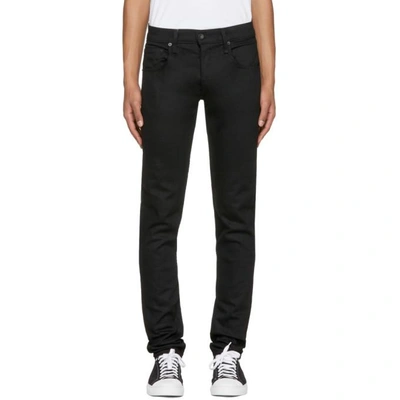 Shop Rag & Bone Rag And Bone Black Standard Issue Fit 1 Skinny Jeans In Black 001