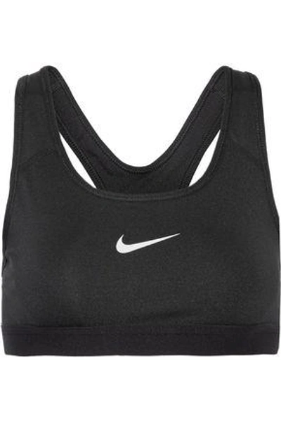 Shop Nike Pro Dri-fit Stretch Sports Bra In Black