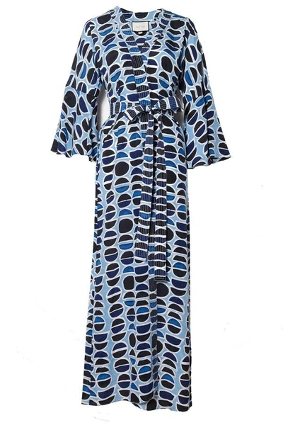 Shop Alexis Millan Dress Blue Wedge