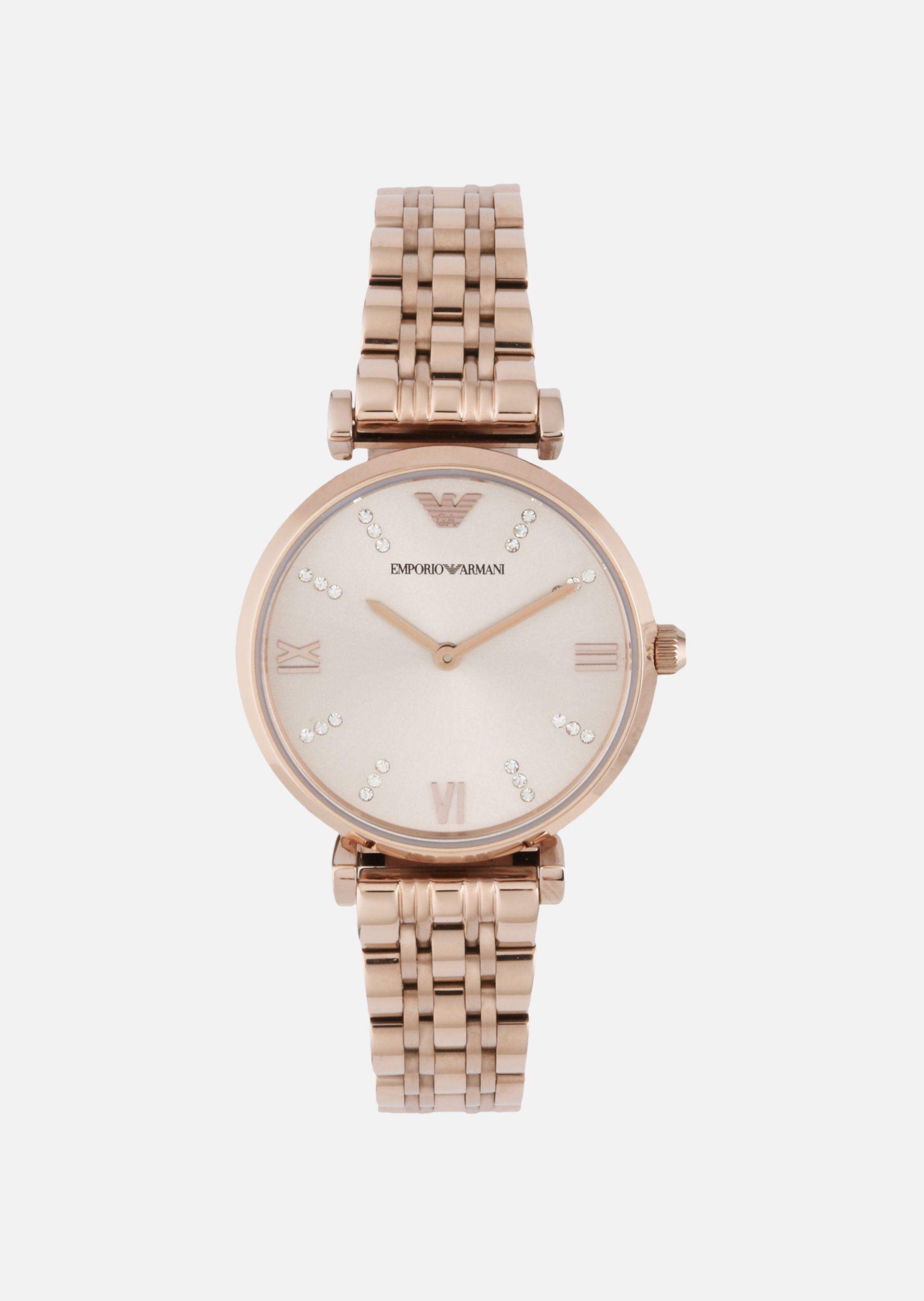 armani pink watch