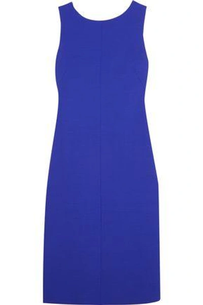 Shop Maison Margiela Crepe Dress In Cobalt Blue