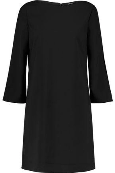 Shop Raoul Woman Sasha Silk Mini Dress Black