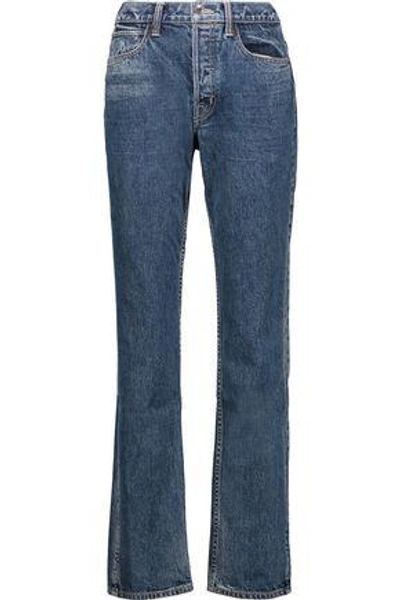 Shop Helmut Lang Woman Boyfriend Jeans Mid Denim