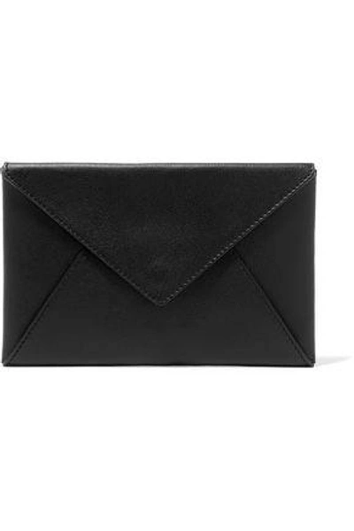 Shop Marni Woman Textured-leather Wallet Black
