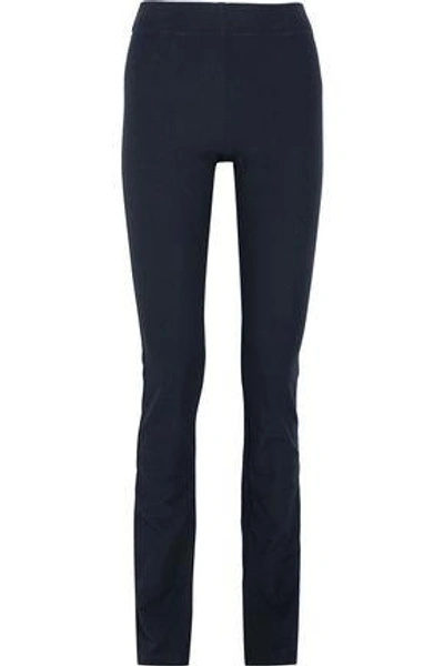 Shop Joseph Woman Lex Stretch-gabardine Flared Pants Navy