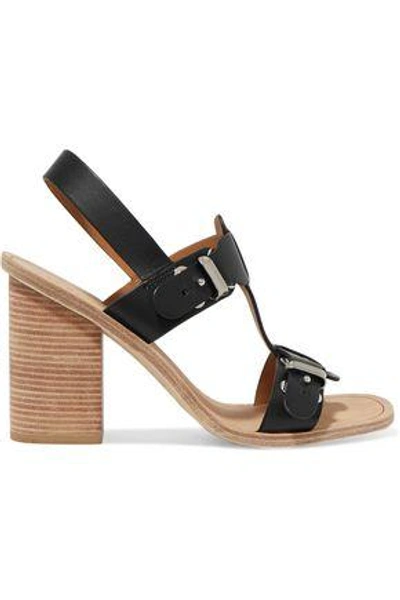 Shop Marc By Marc Jacobs Woman Leather Sandals Black