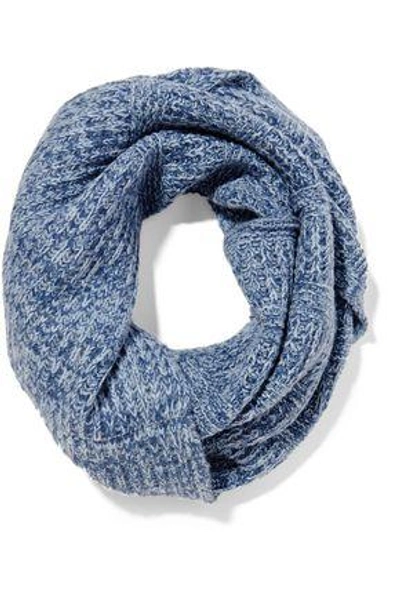 Shop Duffy Woman Wool-blend Snood Blue