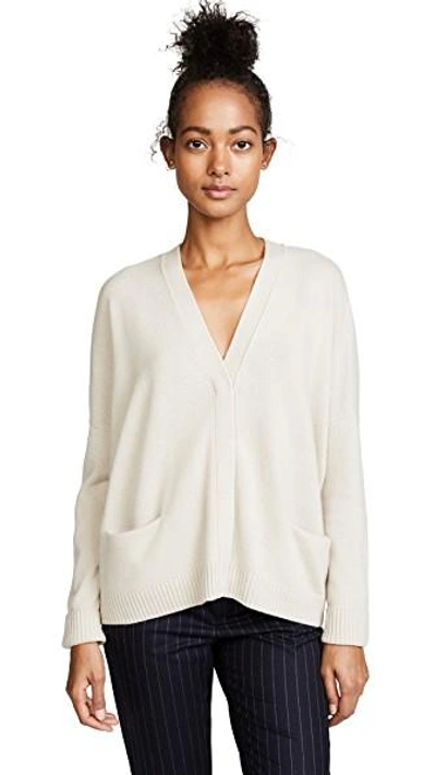 Shop Vince Snap Cardigan In Chalet