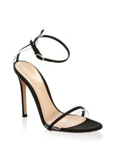 Shop Gianvito Rossi Portofino Ankle-strap Sandals In Black