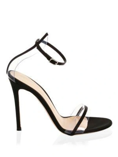 Shop Gianvito Rossi Portofino Ankle-strap Sandals In Black