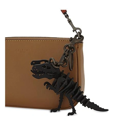 Shop Coach Dinosaur Rexy Bag Charm In Bk/black