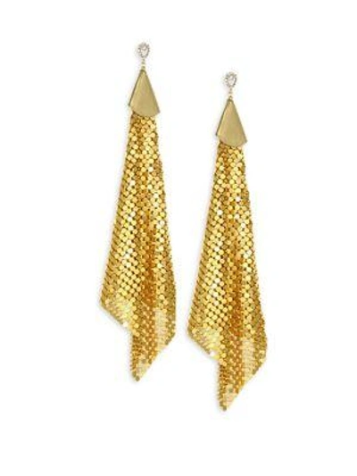 Shop Ettika Straylight Dancer Drop Earrings In Yellow Gold