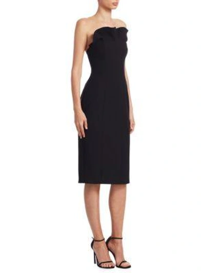 Shop Cinq À Sept Jolie Paneled Dress In Black