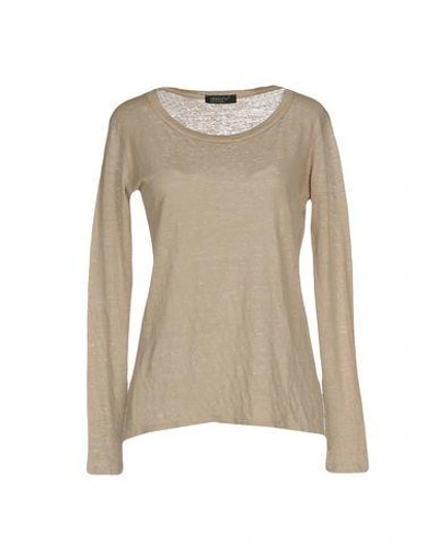 Shop Aragona Sweater In Beige