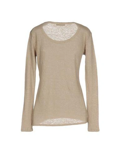 Shop Aragona Sweater In Beige