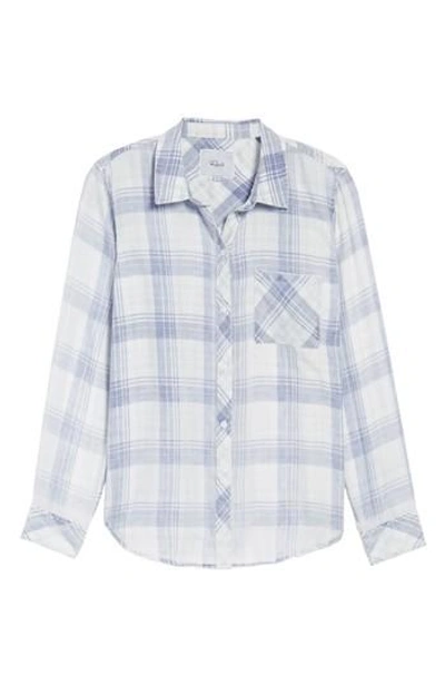 Shop Rails Hunter Plaid Shirt In Violet Cloud Wash