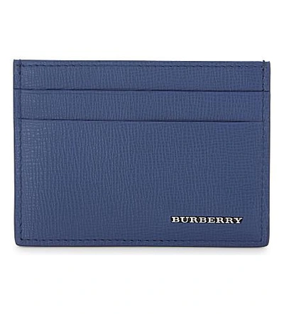 burberry card holder blue