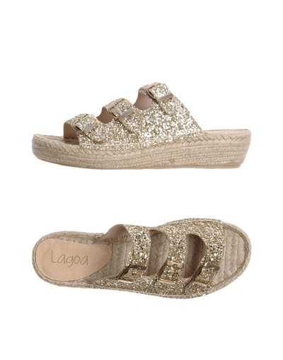 Shop Lagoa Espadrilles In Platinum