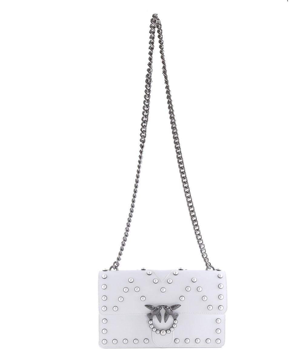 white pinko bag