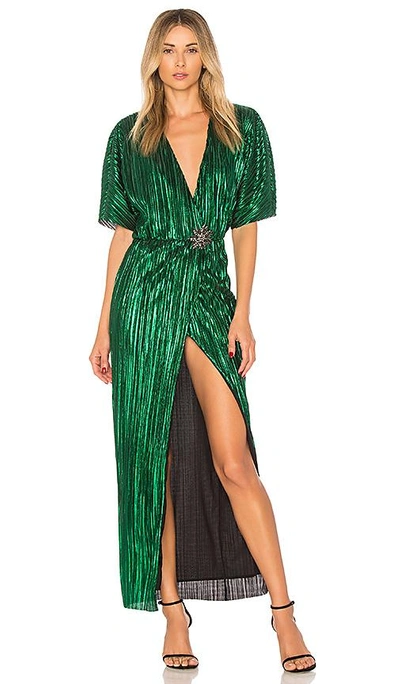 Shop House Of Harlow 1960 X Revolve Sabrina Dress In Emerald