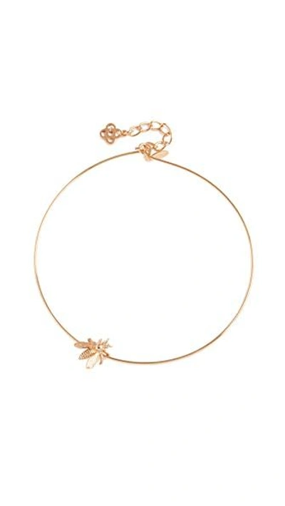 Shop Oscar De La Renta Critters Necklace In Gold
