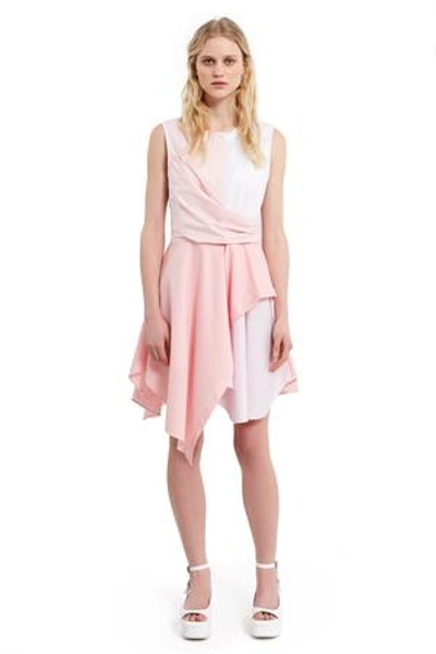 Shop Opening Ceremony Cody Stripe Flare Dress In Pink