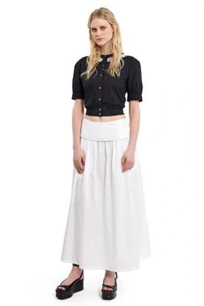 Shop Opening Ceremony French Cuff Maxi Skirt In White