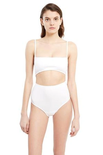 Shop Marieyat Opening Ceremony G-tang Top In White