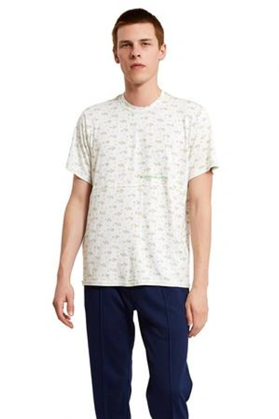 Shop Eckhaus Latta Opening Ceremony Floral Lapped Tee In Pink Green Floral