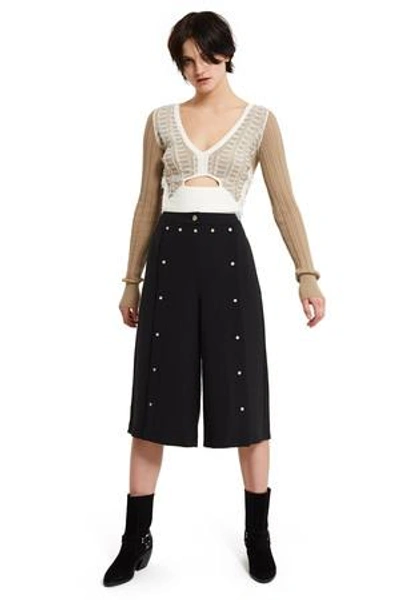 Shop Opening Ceremony Button-off Culottes In Black