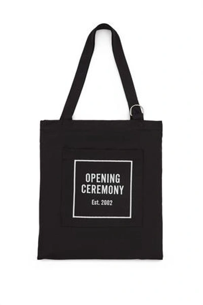 Shop Opening Ceremony Oc Logo Tote Bag In Black