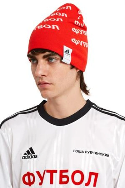 Gosha Rubchinskiy Opening Ceremony X Adidas Beanie In Red | ModeSens