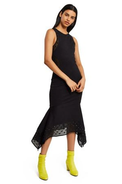 Shop Opening Ceremony Medallion Jacquard Sequin Dress In Black