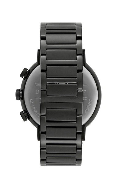 Shop Rebecca Minkoff Black Stainless Steel Watch | Griffith 43mm |